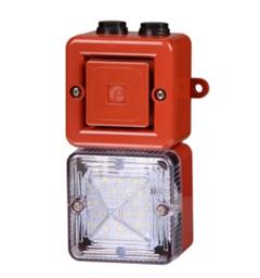 Combi SONFL1-H LED 230vAC [red] AMBER 100dB(A) Perm./Blink IP66 10T v=+/-10%